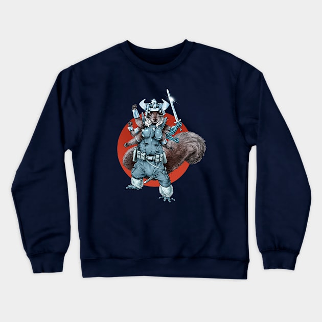 Squyrral Crewneck Sweatshirt by ThirteenthFloor